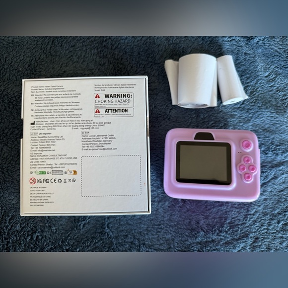 Instant digital camera 16X powerful zoom kids in purple with all accessories - Picture 2 of 2